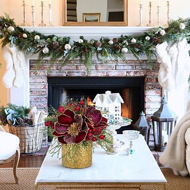 DILATATA Christmas decorative potted flowers