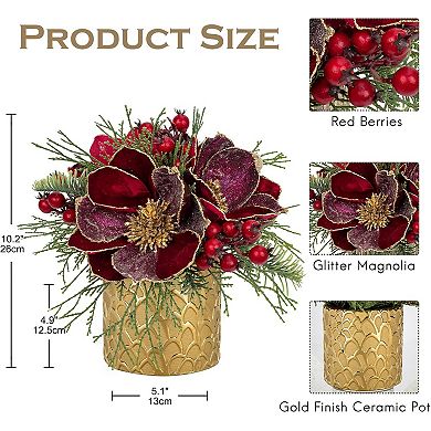 DILATATA Christmas decorative potted flowers