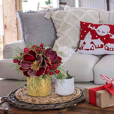 DILATATA Christmas decorative potted flowers