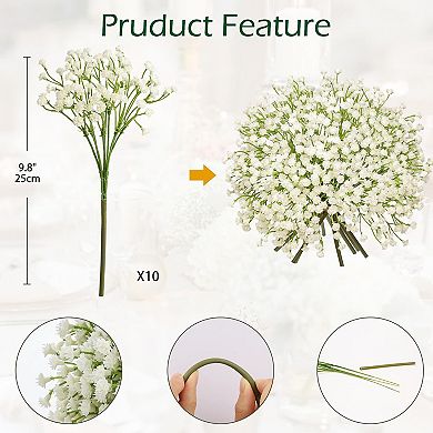 DILATATA Artificial baby's breath flowers