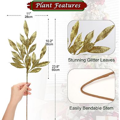 DILATATA Artificial Laurel Leaf Decoration