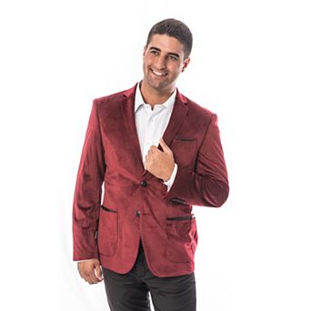 Elie Balleh Slim Fit Velvet Sportcoat For Men