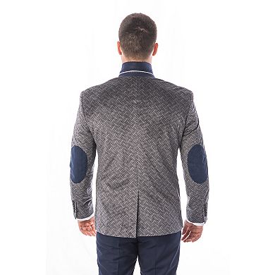 Elie Balleh Slim Fit Tailored Sports Coat Jacket For Men