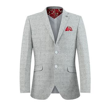 Elie Balleh Boys Slim Fit Mélange Jacket