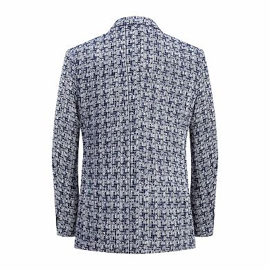 Elie Balleh Boys Slim Fit Elie Balleh Boys' Houndstooth Blazer