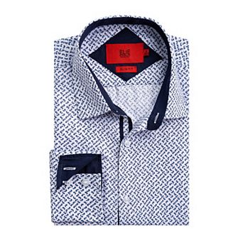 Elie Balleh Boys Slim Fit Paisley Print Shirt