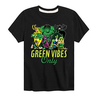 Boys 8-20 Marvel Green Vibes Only Graphic Tee