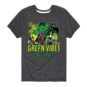 Boys 8-20 Marvel Green Vibes Only Graphic Tee