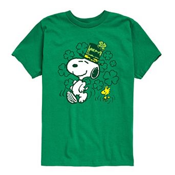 Boys 8-20 Peanuts Snoopy & Woodstock St. Paddy Graphic Tee