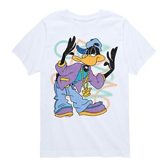 Boys 8-20 Looney Tunes Daffy Duck Retro Graphic Tee