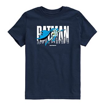 Boys 8-20 Batman Pose Logo Graphic Tee