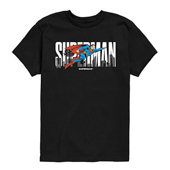 Boys 8-20 Superman Pose Logo Graphic Tee