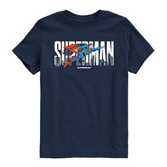 Boys 8-20 Superman Pose Logo Graphic Tee