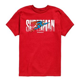 Boys 8-20 Superman Pose Logo Graphic Tee