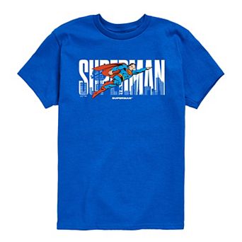 Boys 8-20 Superman Pose Logo Graphic Tee