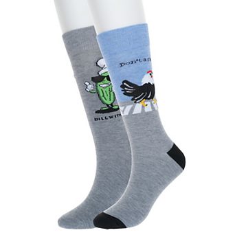 Men's Twisted Toes 2-Pack Humor Novelty Socks