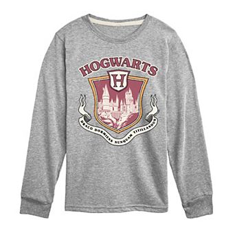 Boys 8-20 Harry Potter Hogwarts Collegiate Long Sleeve Graphic Tee
