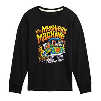 Boys 8-20 Scooby Doo The Mystery Machine Racing Long Sleeve Graphic Tee