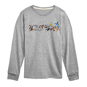 Boys 8-20 Looney Tunes Group Long Sleeve Graphic Tee