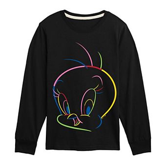 Boys 8-20 Looney Tunes Tweety Long Sleeve Graphic Tee
