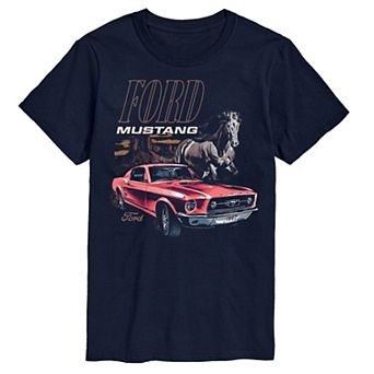 Big & Tall Ford Mustang Vintage Graphic Tee