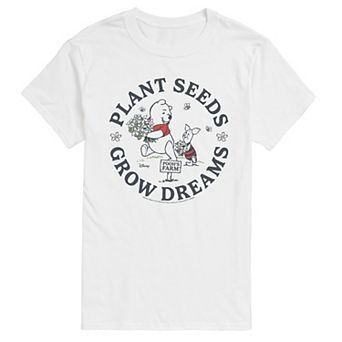 Big & Tall Disney's Winnie The Pooh Grow Dreams Graphic Tee