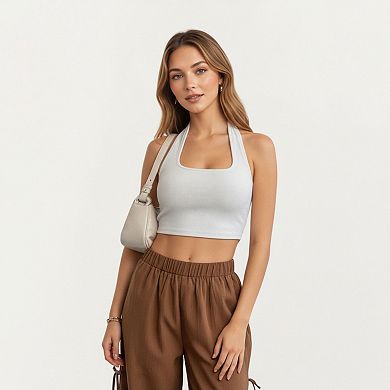 Women's Wide Lounge Pants with Soft Relaxed Fit Elastic Waistband and Adjustable Side Tie Accents
