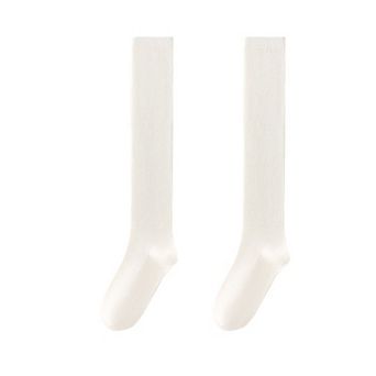 Women's 2-Pack Cotton Mesh Knee High Socks Dual-Layer Design Lightweight Breathable Fit