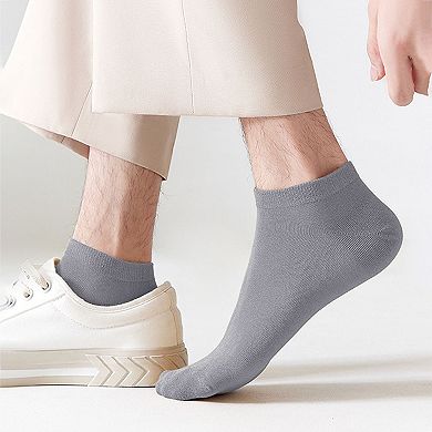 Men's Ankle - Length 6pk Comfort Casual Cotton Socks