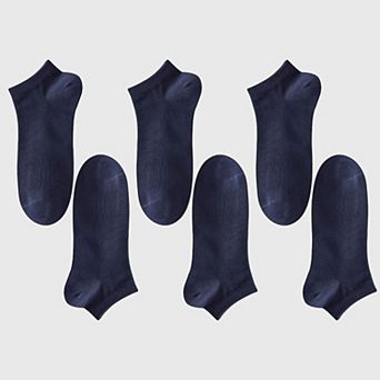 Men's Ankle - Length 6 pk Comfort Casual Cotton Socks