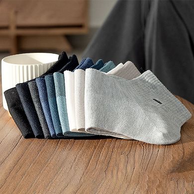 Men's 6pk Summer Breathable Mesh Ankle Socks