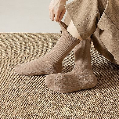 6pk Men's Crew Socks with Non - Slip Sole