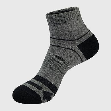 Men's 6pk Striped Ankle Socks
