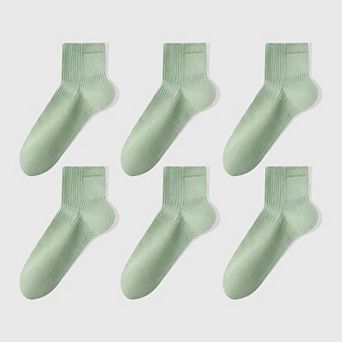 6 pk Men's Breathable Ankle Socks