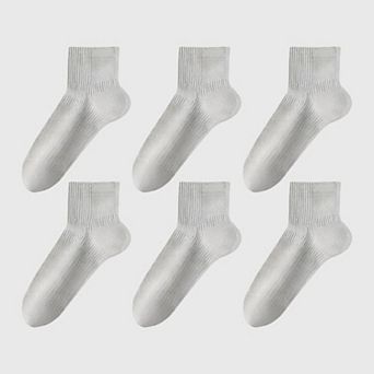 6 pk Men's Breathable Ankle Socks