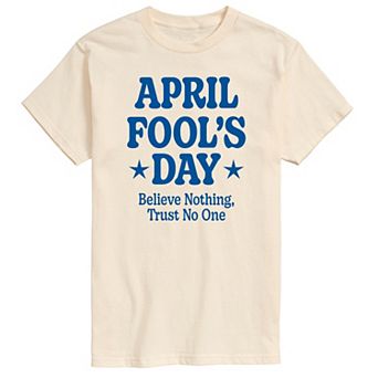 Big & Tall Believe Nothing, Trust No One Graphic Tee