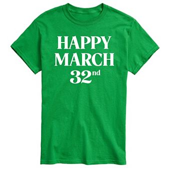 Big & Tall Happy March 32nd Graphic Tee