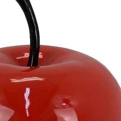 Masu Tabletop Accent Decor, Apple Design, Resin Body