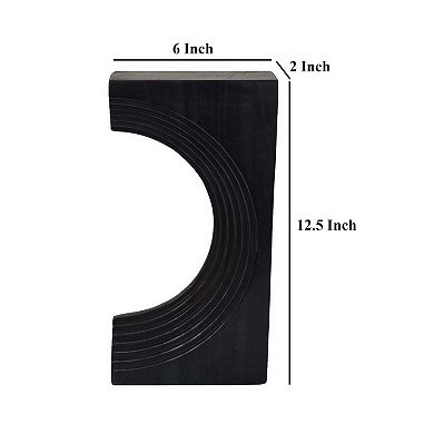 Keveny Tabletop Decor, C Arch Sculpture Texture Marble