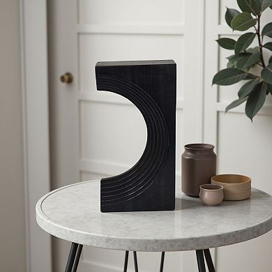 Keveny Tabletop Decor, C Arch Sculpture Texture Marble