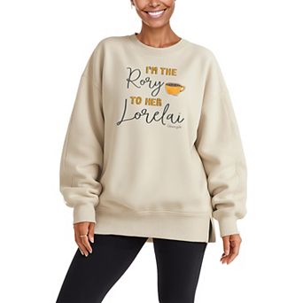 Women's Gilmore Girls I'm The Rory Oversized Fleece Crew Sweatshirt