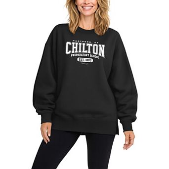 Women's Gilmore Girls Chilton Preparatory School Oversized Fleece Crew Sweatshirt
