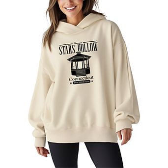 Women's Gilmore Girls Stars Hollow Connecticut Oversized Fleece Hoodie Sweatshirt