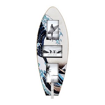 American Art Décor Surfboard 3-Photo Collage Wall Decor