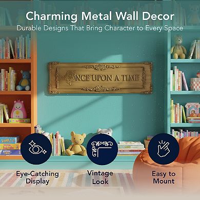 American Art Décor Once Upon A Time Metal Wall Decor