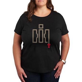 Plus Size Case IH Logo Tractor Tracks Short Sleeve Graphic Tee
