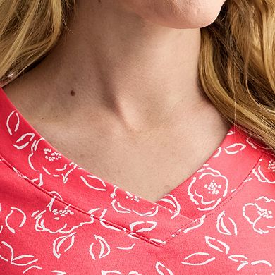 Women's Croft & Barrow® V-Neck Tunic