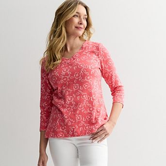 Women's Croft & Barrow® V-Neck Tunic