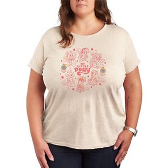 Plus Size My Little Pony Group Lunar New Year Graphic Tee