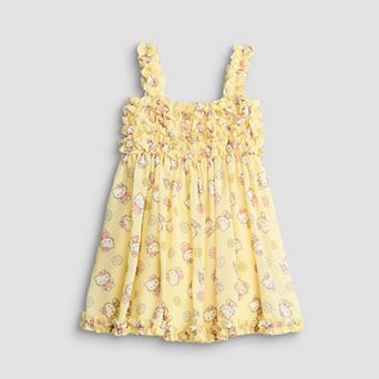 Girls 4-12 Little Chiffon Dress with Ruffles